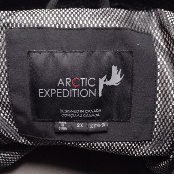 New Without Label Men's Classic Black Hooded Puffer Parca Jacket,Winter - Picture 2 of 16